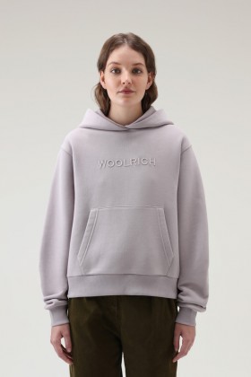 Woolrich Logotipo de Lana de las Mujeres Sudaderas de color Púrpura